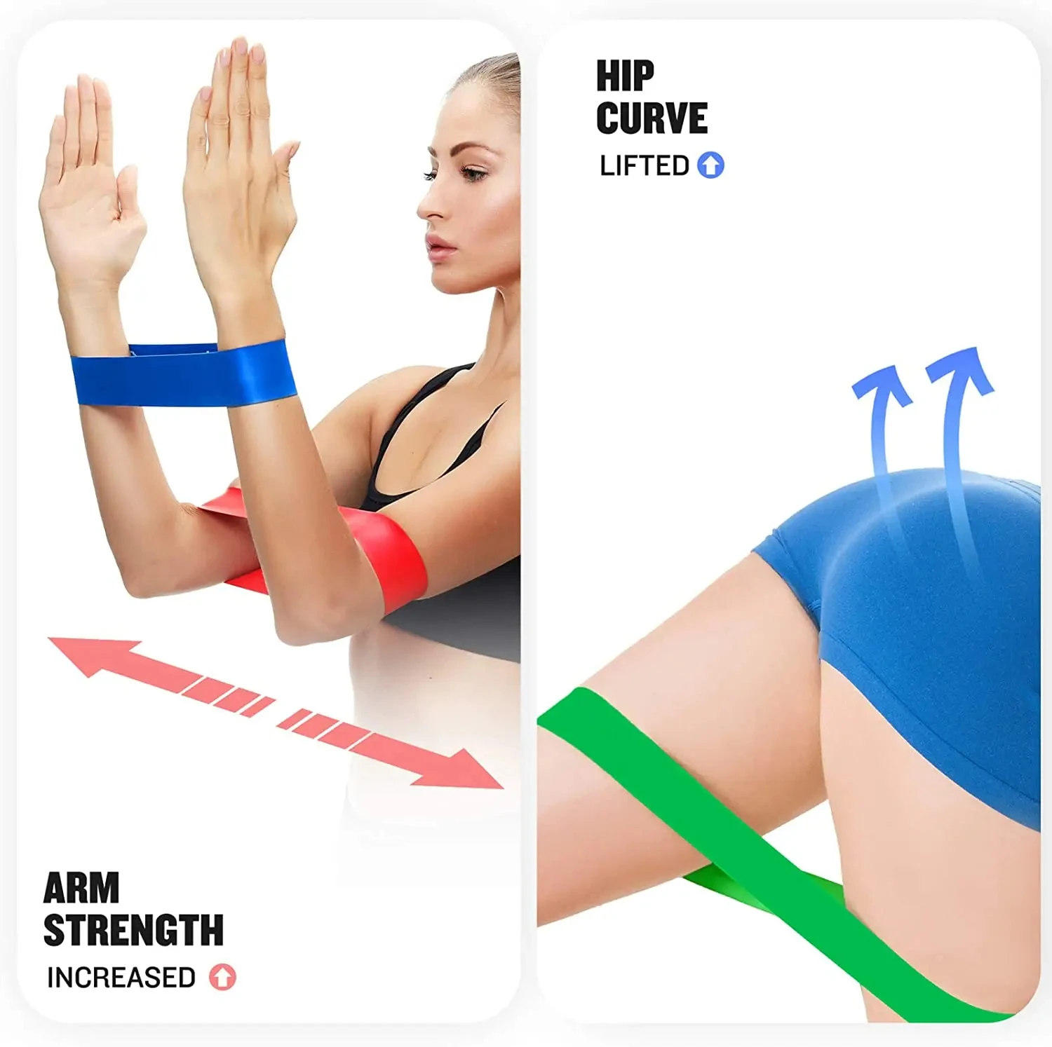 Fitnessstudio mit elastischen Bändern, Fitness-Trainingsgeräte, Yoga-Widerstandsbänder, Übungsvolumen, Fitnessstudio-Training, Bodybuilding, Pilates – Detail 10