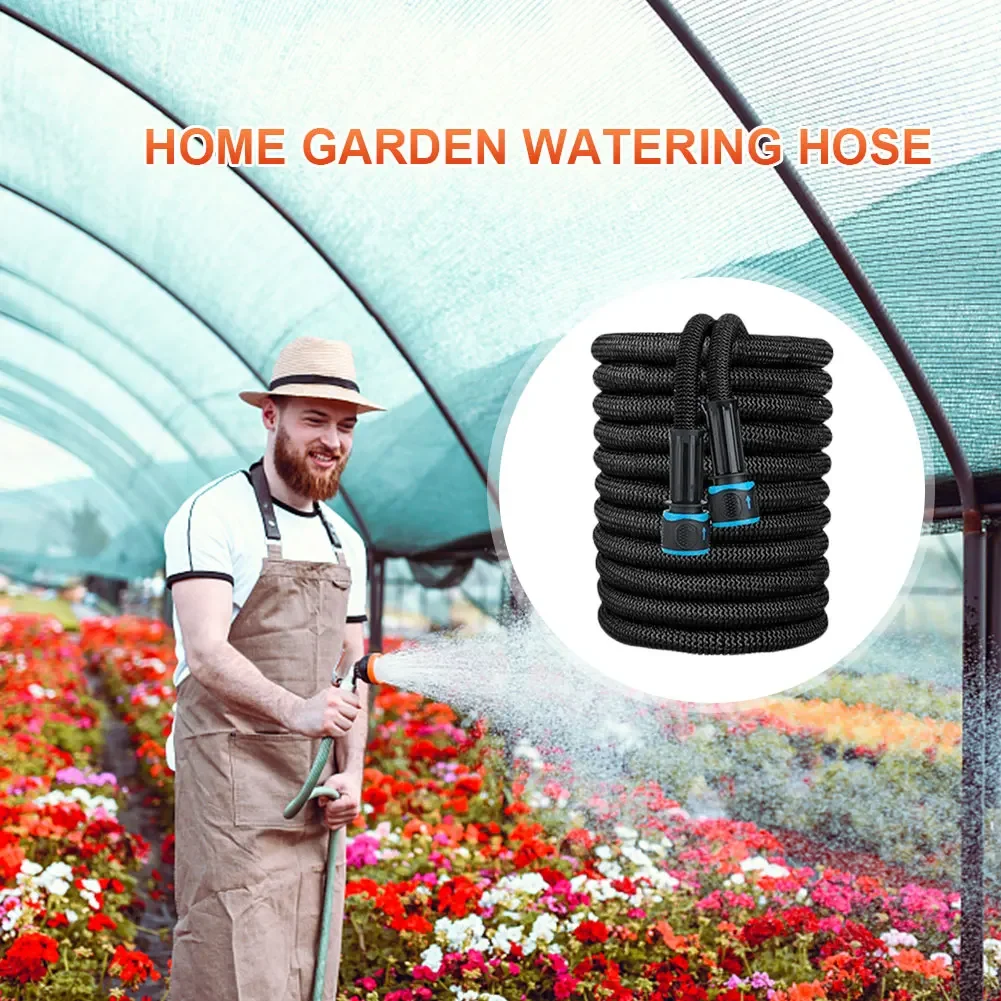 Garden Water Hose Expandable Double Metal Connector High Pressure Pvc Reel Magic Water Pipes for Garden Farm Irrigation Car Wash