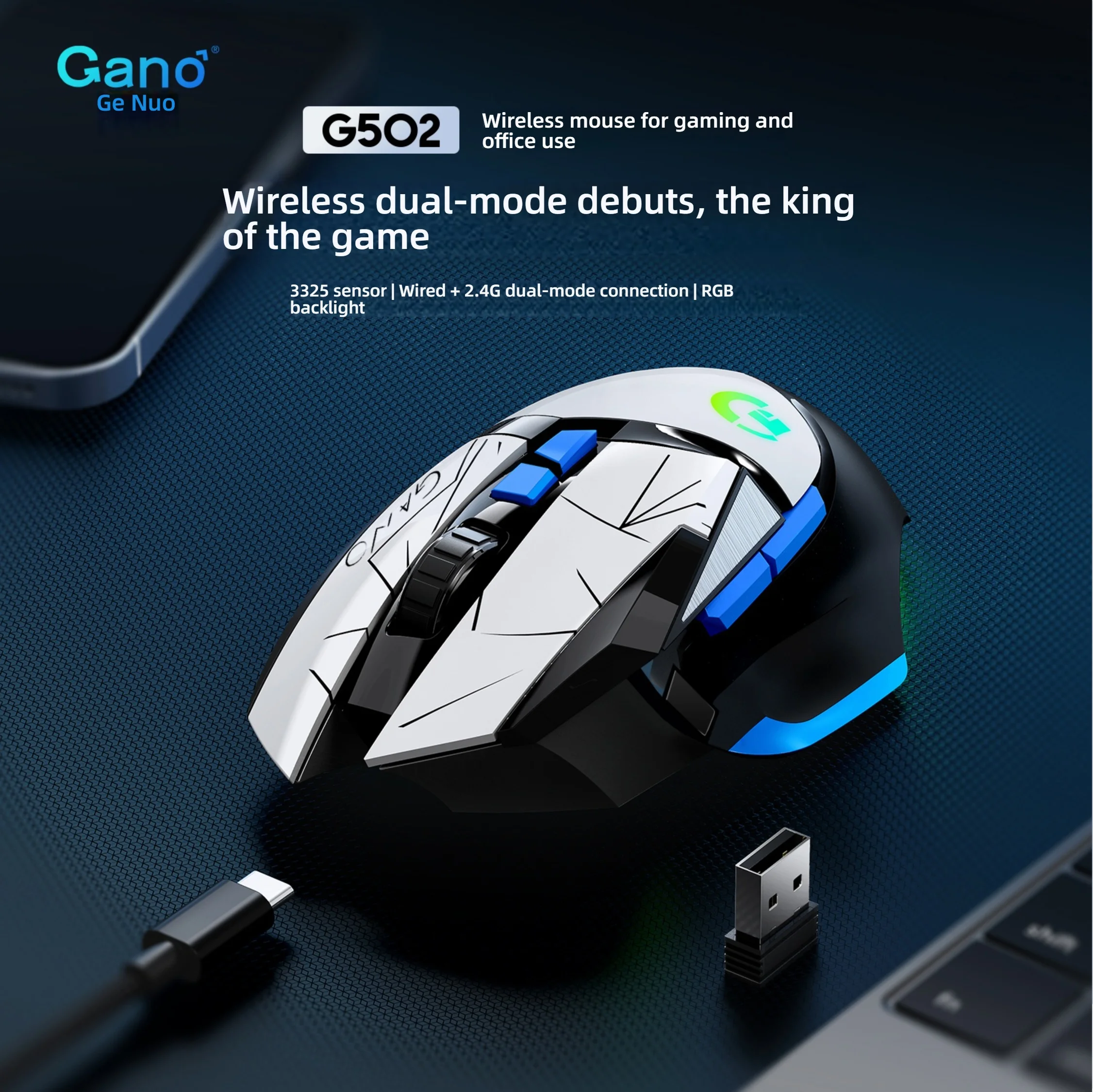 

G502 HERO Wired Gaming Mouse RGB 12800 DPI 8 Programmable Buttons for PC FPS Battle Royale Competitive Gift Boyfriend N