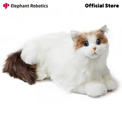 metaCat Companion Robot Pet Cat Lifelike with Voice Command & Rich Animation Interaction Best Gifts for Kids Dementia Seniors