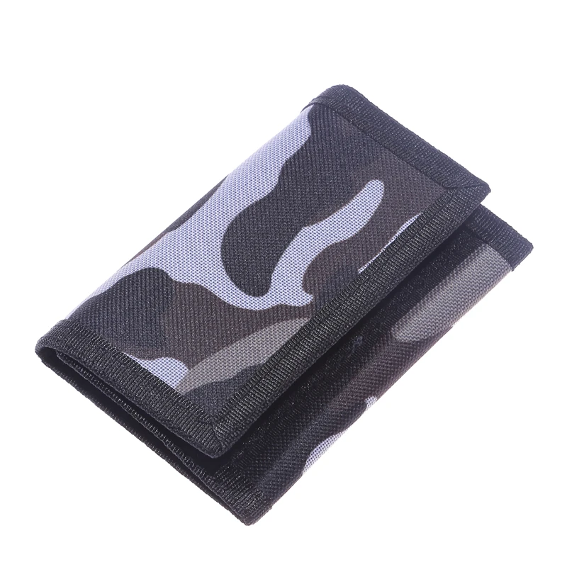 

Trifold Casual Wallet For Male Men Women Young Novelty Money Bag Purse Zipped Coin ID Card Holder Pocket Kids Simple All-Match