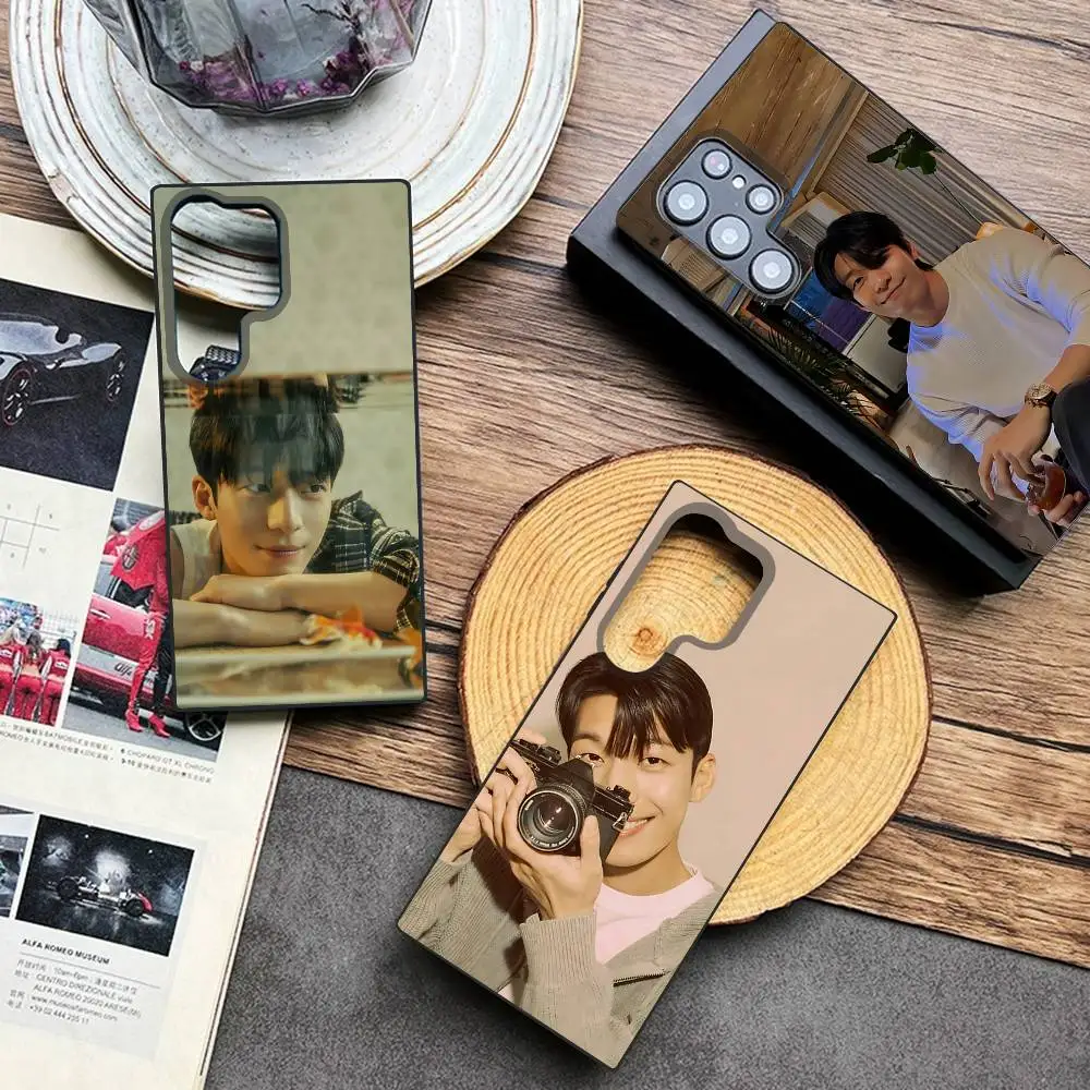 

W-Wi H-Ha-joon Phone Case For Samsung Galaxy A 91,80,73,72,71,53,52,51,22,5G Shockproof Soft Black Cover