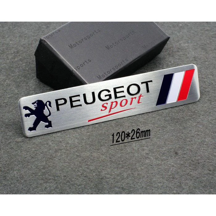 3D Metal Car Body Decoration Stickers For PEUGEOT 308 408 508 5008 301 2008 3008 Exterior Accessories