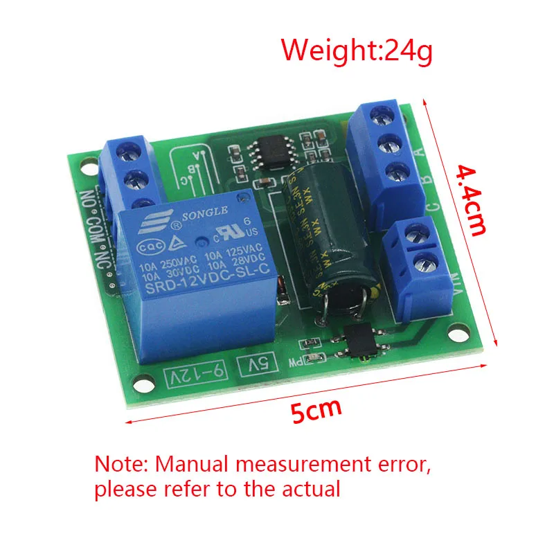 NE555 5V/12V Water Level Automatic Controller Liquid Sensor Switch Solenoid valve Motor Pump automatic control Relay Board