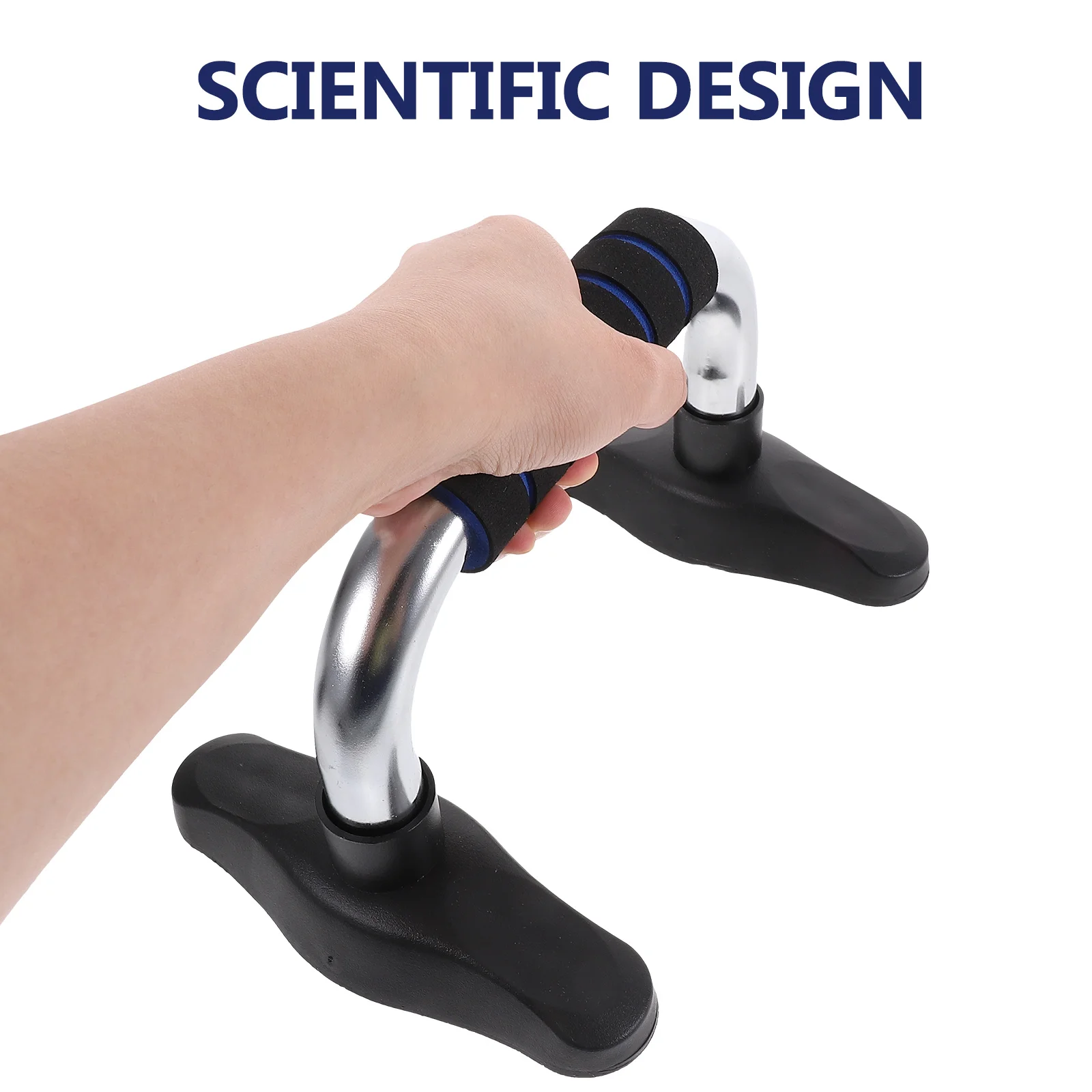 

1 Set Stand Durable Metal Non Slip Sponge Coating Home Gym Equipment Arm Strength Training Abdominal Workout Fitness