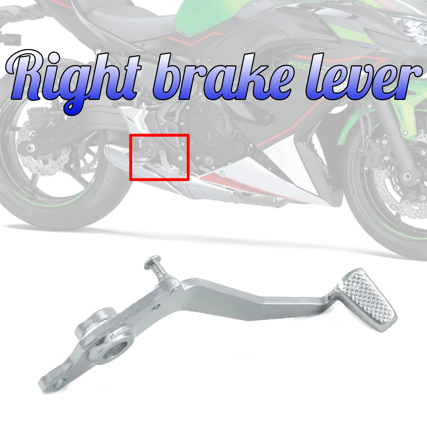 

Rear Brake Lever Foot Pedal NINJA650 ER-6F EX650 Fit For Kawasaki NINJA 650 2017 - 2023 ER6F