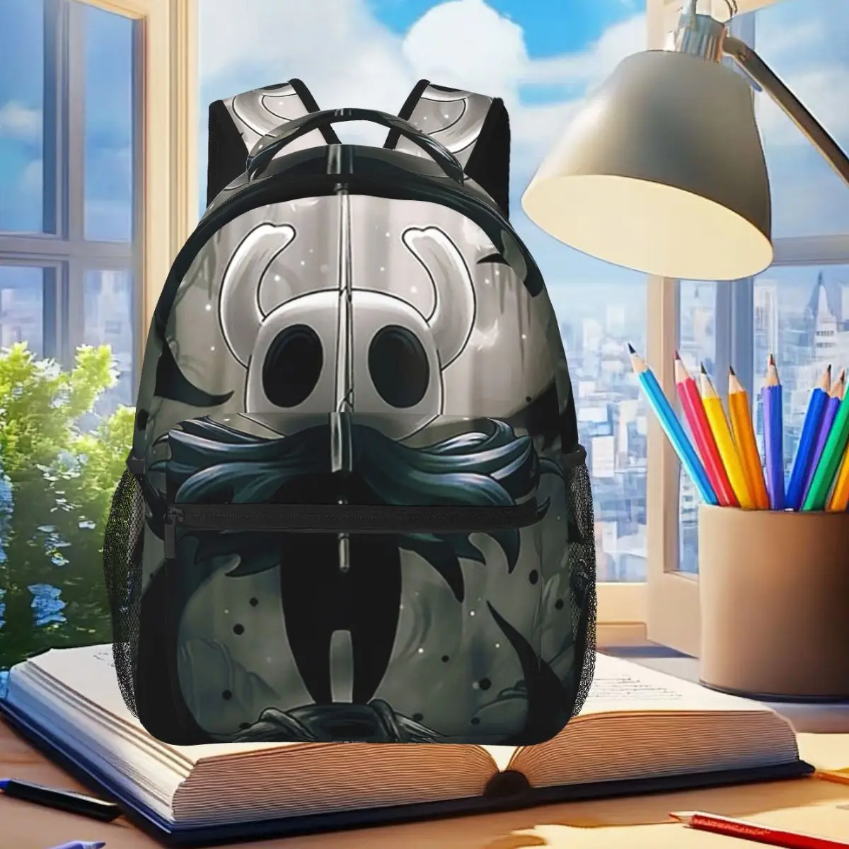 

Cartoon Hollow Knight Game Backpack Student Boys Girls BookBag Kids School Bag Laptop Shoulder Bags for Men Women
