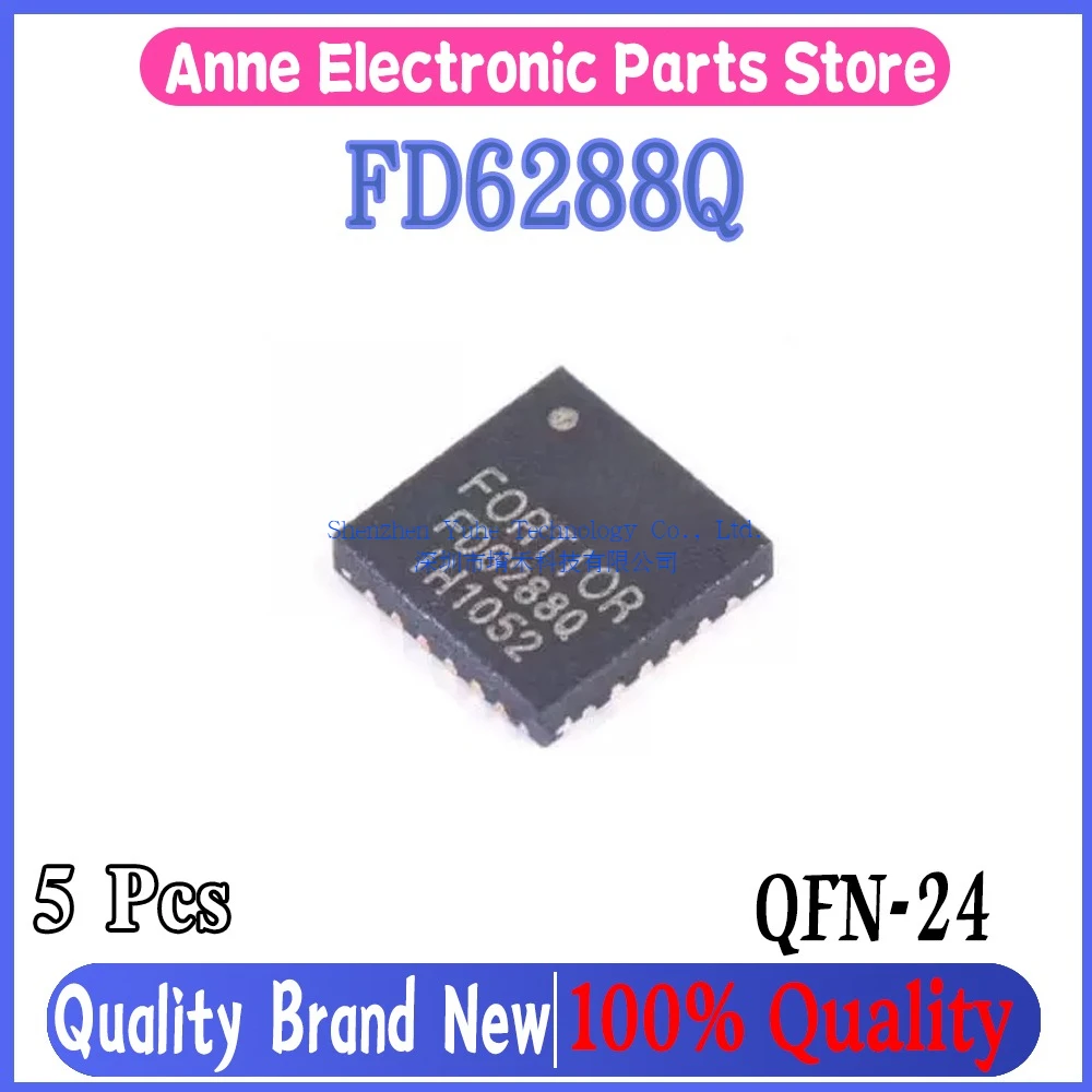 (5piece) 100% New FD6288Q QFN-24 Chipset