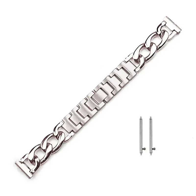 20 mm 22 mm Metallkettenarmband für Samsung Galaxy Watch 7 6 5 4 3 40 44 mm Classic 42/46 mm 43/47 mm für Huawei GT3 GT4 Amazfit GTS – Detail 5