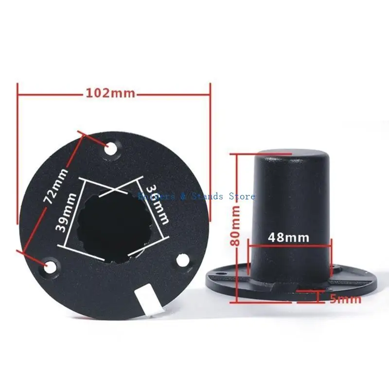 Y4UE Professional Metal Stand Speaker Base for Stage Sound Equipment Iron Constructio