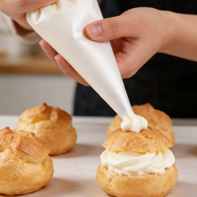 100pcs Thickened Baking Medium Small-sized Mini Piping Bags Extruded Piping Bags Cream Cakes Piping Bags Cakes Pastry Pipinsg