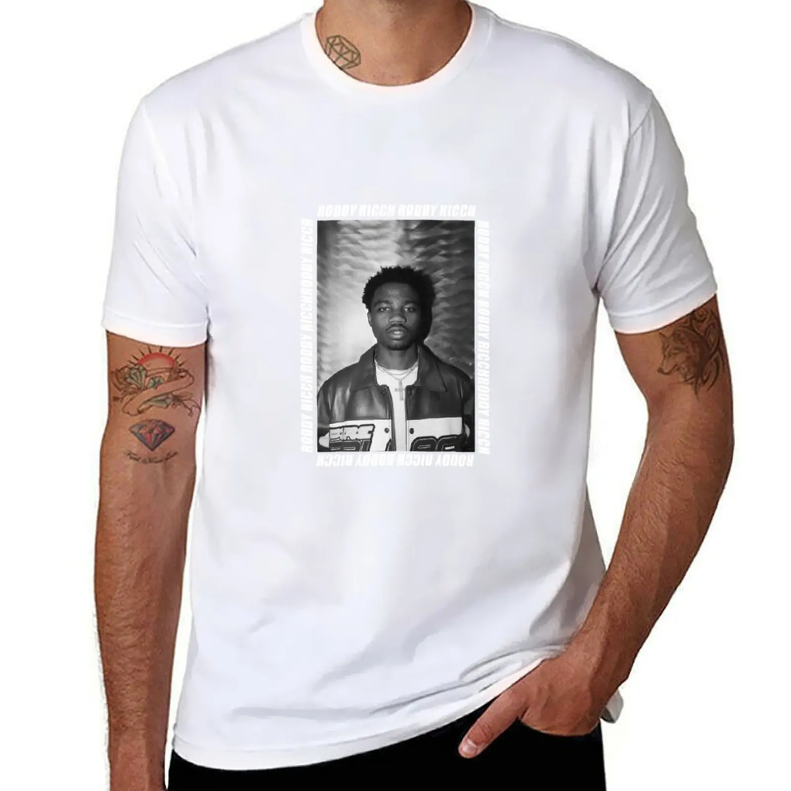 

RODDY RICCH T-Shirt man t shirt summer t shirt for man 100 percent cotton T-Shirt