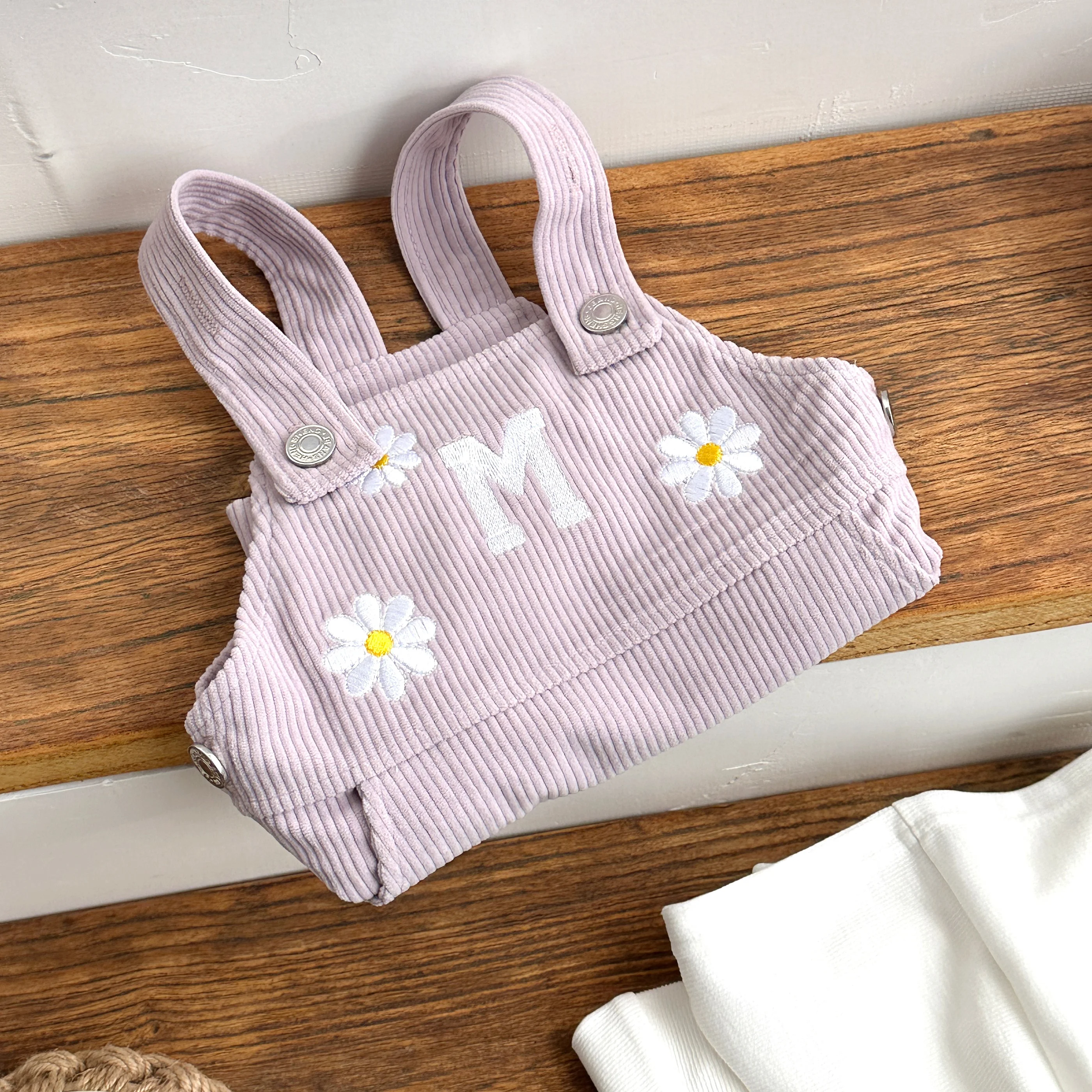 Ubranka dla dziewczynki jesień – Embroidery Daisy Flower recenzja i cena
