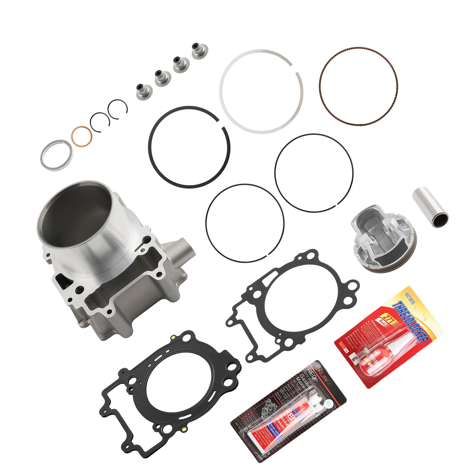 Top End Rebuild Kit Piston Cylinder Gaskets 99mm For Polaris Ranger 570 For Polaris Ranger 570 Fullsize 2015-2019