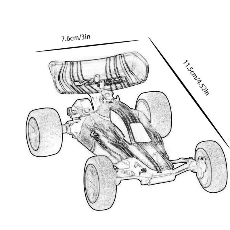 

1/32 Мини-модель радиоуправляемого автомобиля, игрушечный внедорожник, 4WD, 2,4G, многопользовательский 4-канальный автомобиль с зарядкой через USB, формула для детских игрушек