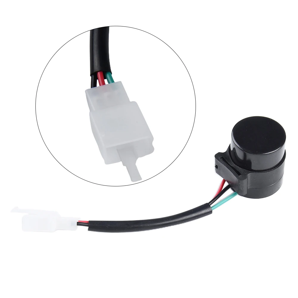 

Blinker Flasher Signal Flasher 3 Pin 3 Wire Black Motorcycle Turn Signal 100W 16cm/6.30in 17g For GY6 50cc-250cc