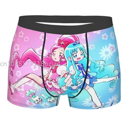 Magic Precure Anime Girl Heartcatch Boxershorts Men Male Underpants Double Sides Printed Soft Breathable Underwear Panties Men