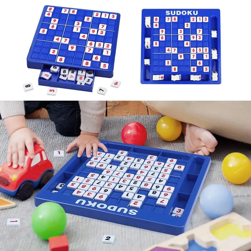 Montessori Educational Toy Sudoku Puzzles Game For Children Math Brain Teaser Toys Number Thinking Game Birthday Gifts