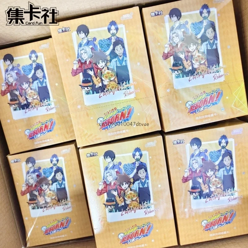 

Genuine Katekyo Hitman Reborn Engraved Memories Series Anime Collectible Trading Collection Card Anime Peripheral Gifts Toys