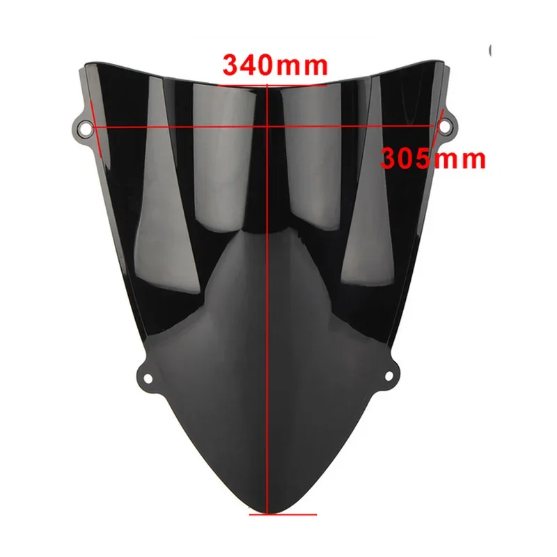 Motorcycle ZX250R 2011 Wind Deflector Accessories For Kawasaki Ninja EX250R 2008 - 2012 Windshield Double Bubble WindScreen