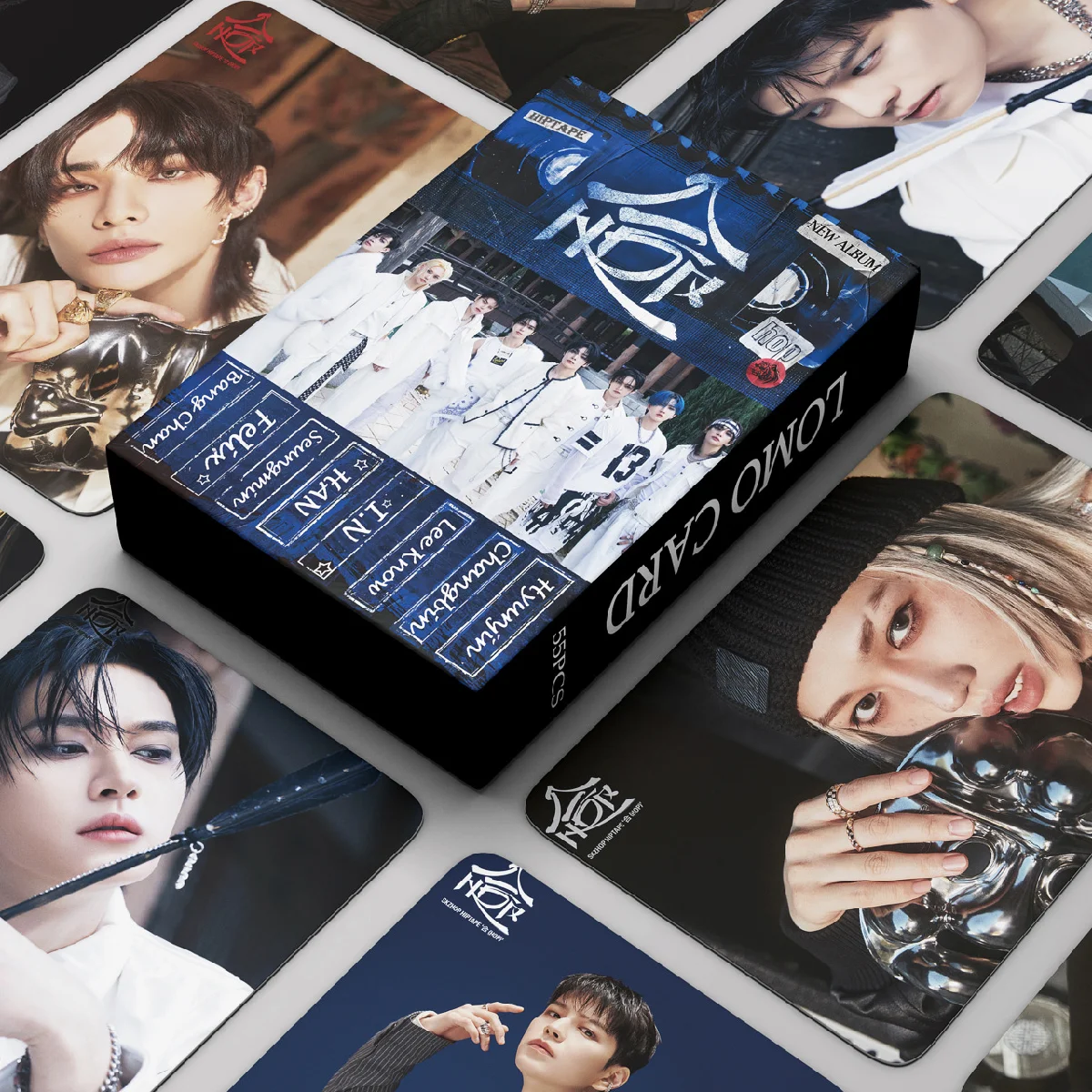 XIURAN 55 Pcs SK HOP Album Lomo Card Kpop Photocards  Postcards  Series