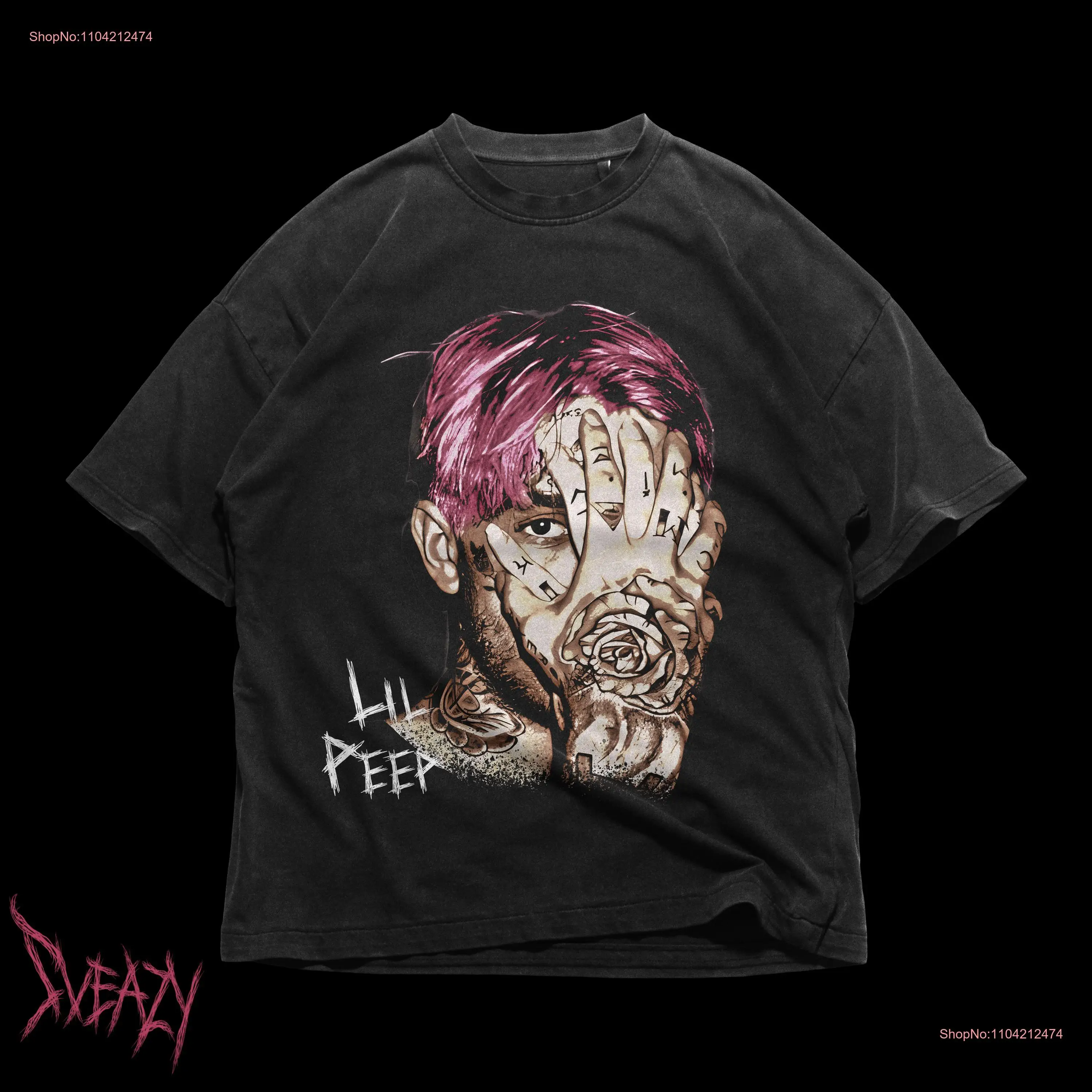 Premium Lil Peep T Shirt Love Will Tear Us Apart New Album crybaby Heavy Cotton long or short sleeves