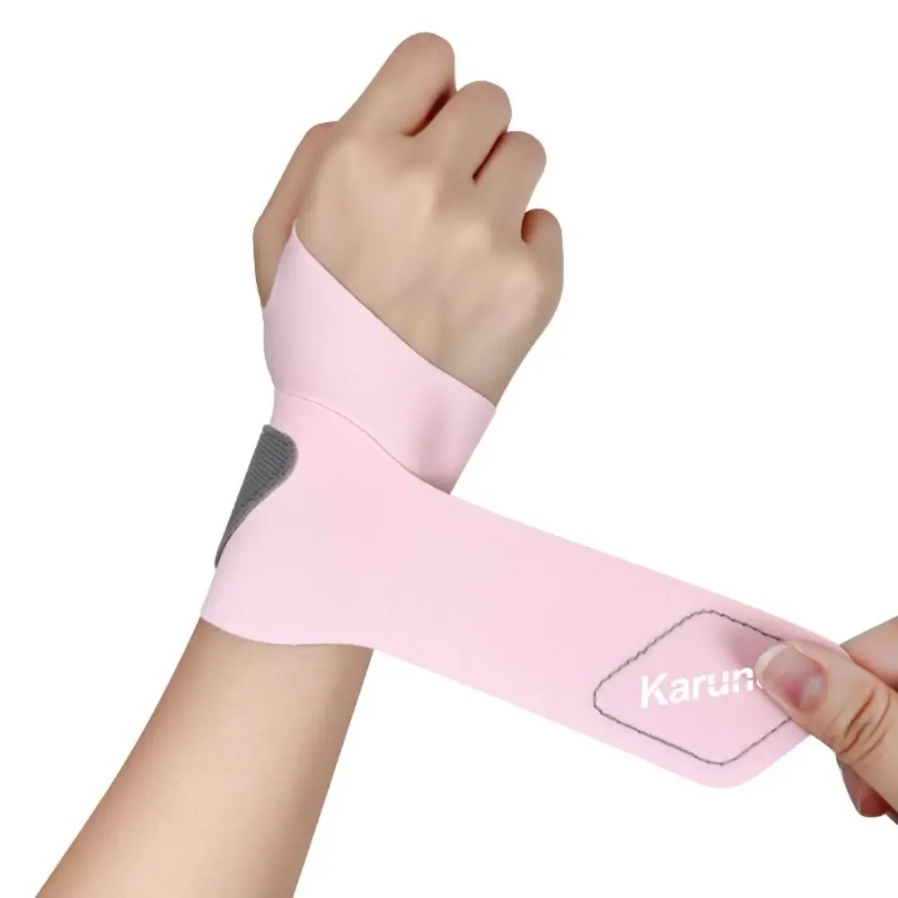 Spandex Sport Wrist Guard with Fastener Tape Wrist Sprain Tendonitis Wristband Ultra Thin Wrist Support Brace