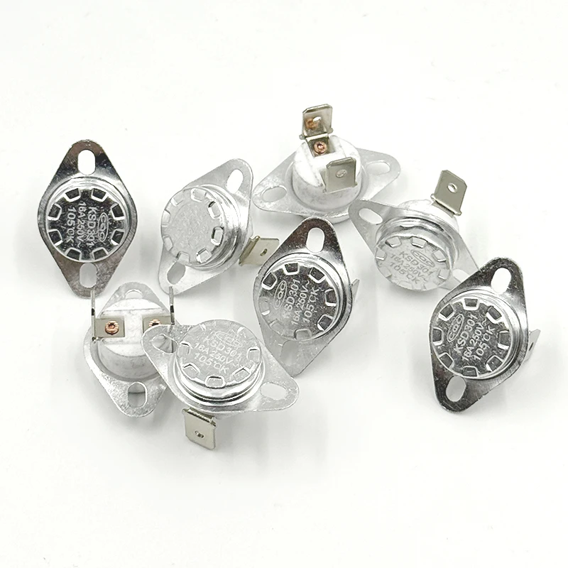 KSD301 KSD302 40-300degree Ceramic 10A 16A 250V Normally Closed Open Temperature Switch Thermostat45C 75C 85C 90C 135C 220C 300C