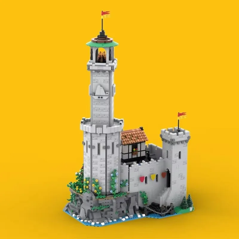 9887pcs MOC 3in1 Lion Knights' Castle Alternative Builds Castle Lion Knights Model Building Blocks Assemble Art Collection Idea