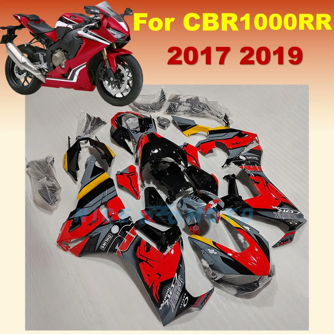 Cool Motorcycle Injection Mold Bodywork Housing Fit for HONDA CBR1000RR 2017 2018 2019 CBR1000 RR 17 18 19 fairings kit