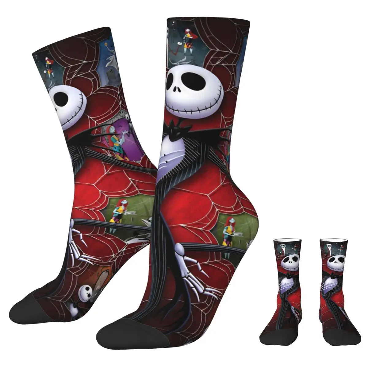 The Nightmare Before Christmas Sock Male Men Socks Harajuku Jack Cartoon Halloween Women Spring Summer Autumn Winter