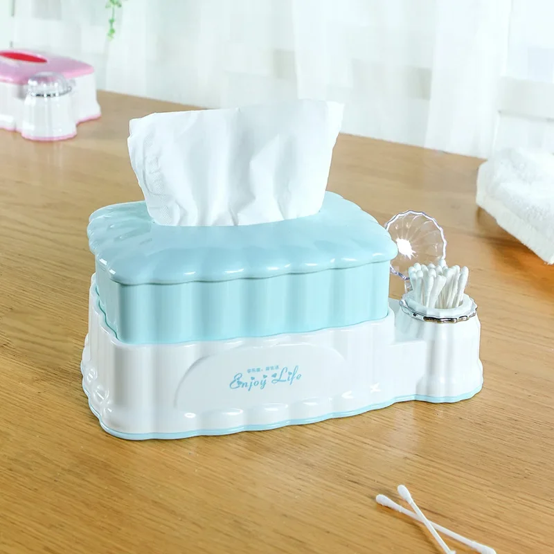 

Household Suction Paper Box Napkin Paper Suction Lifting Paper Towel Storage Toothpick Storage Simple Living