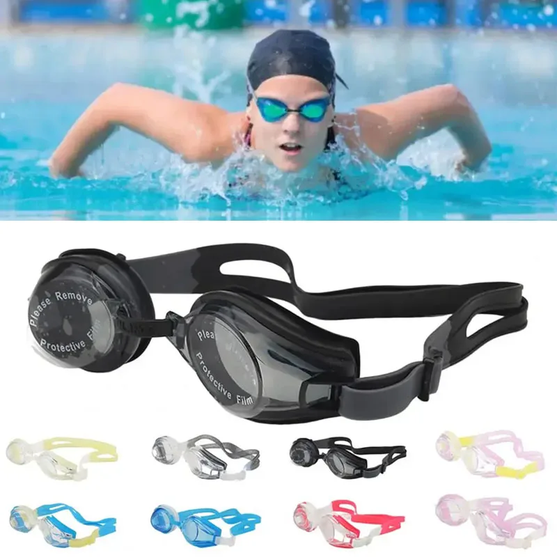 9colors Adult Anti-fog UV Protection Lens Men Women Swimming Goggles Waterproof Adjustable Silicone Swim Glasses in Pool