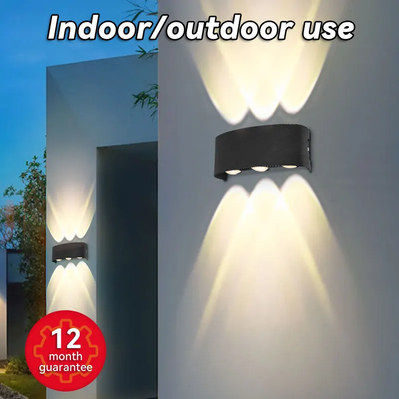 

110v 220v Led Wall Light Interior Lamps IP65 Waterproof Bathroom Home Outdoor Bedroom Garden Bedroom Decoration Wall Lamps
