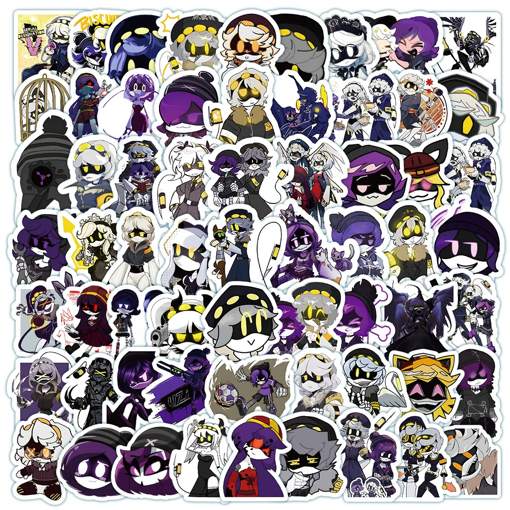 10/50/100PCS 만화 애니메이션 살인 드론 스티커 귀여운 재미 장식 낙서 데칼 어린이 장난감 선물 스크랩북 기타 책상