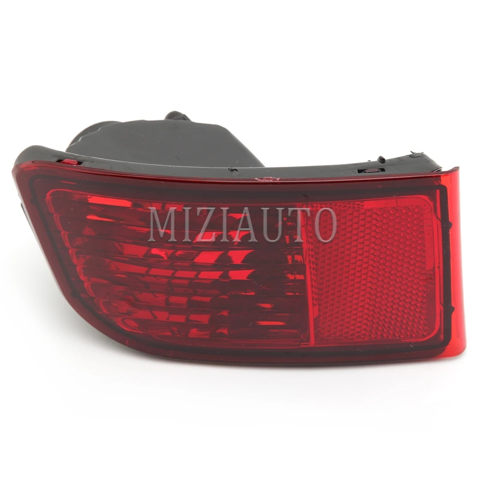 Rear Bumper Reflector Light For Toyota Land Cruiser Prado 120 Series 2002-2009 Tail Stop Brake Lamp Without Bulb Turn Signal