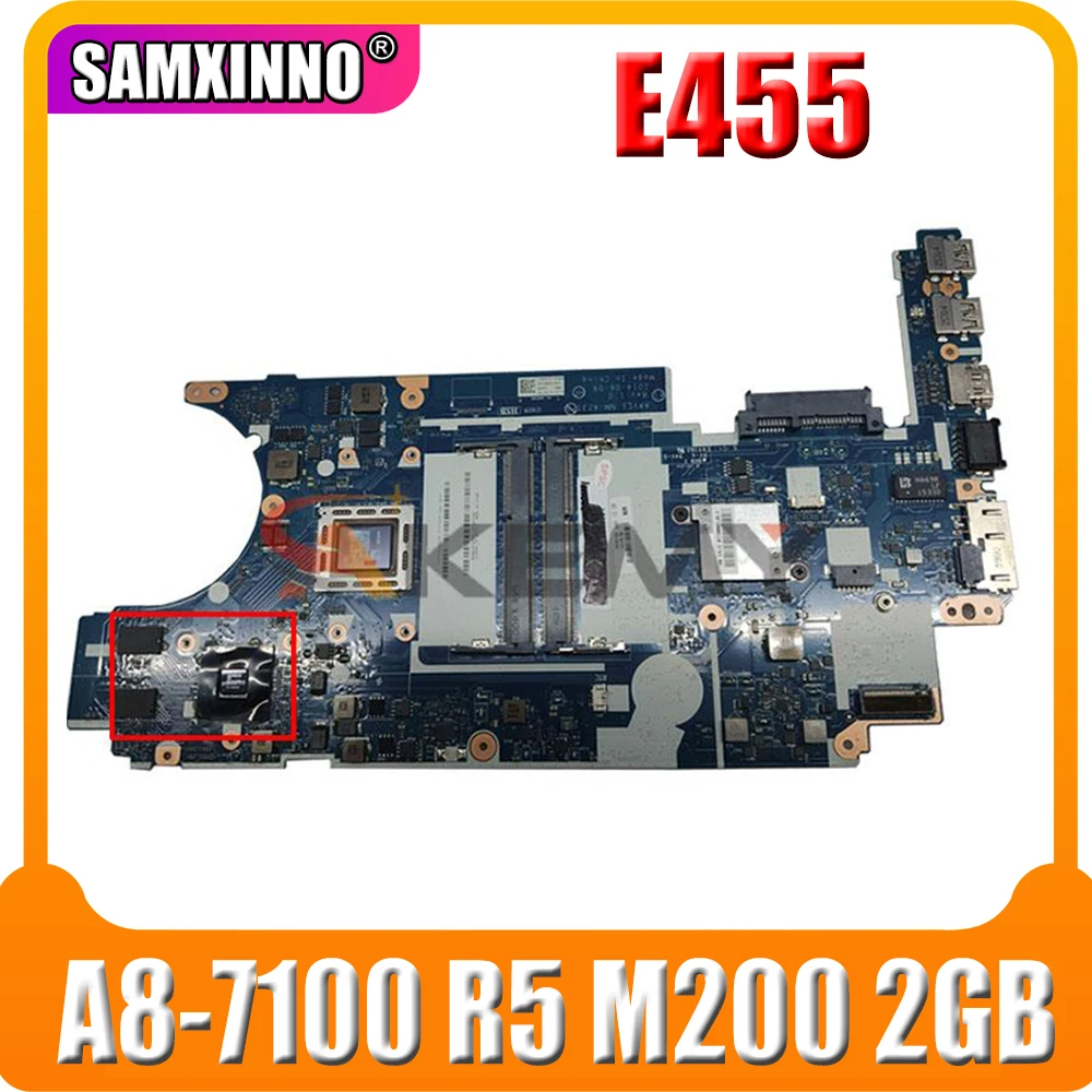 For Lenovo Thinkpad E455 Mainboard NM-A231 A8-7100 A10-7300 216-0856030 2G 04X4985 Motherboard Full Tested ThinkPad E445