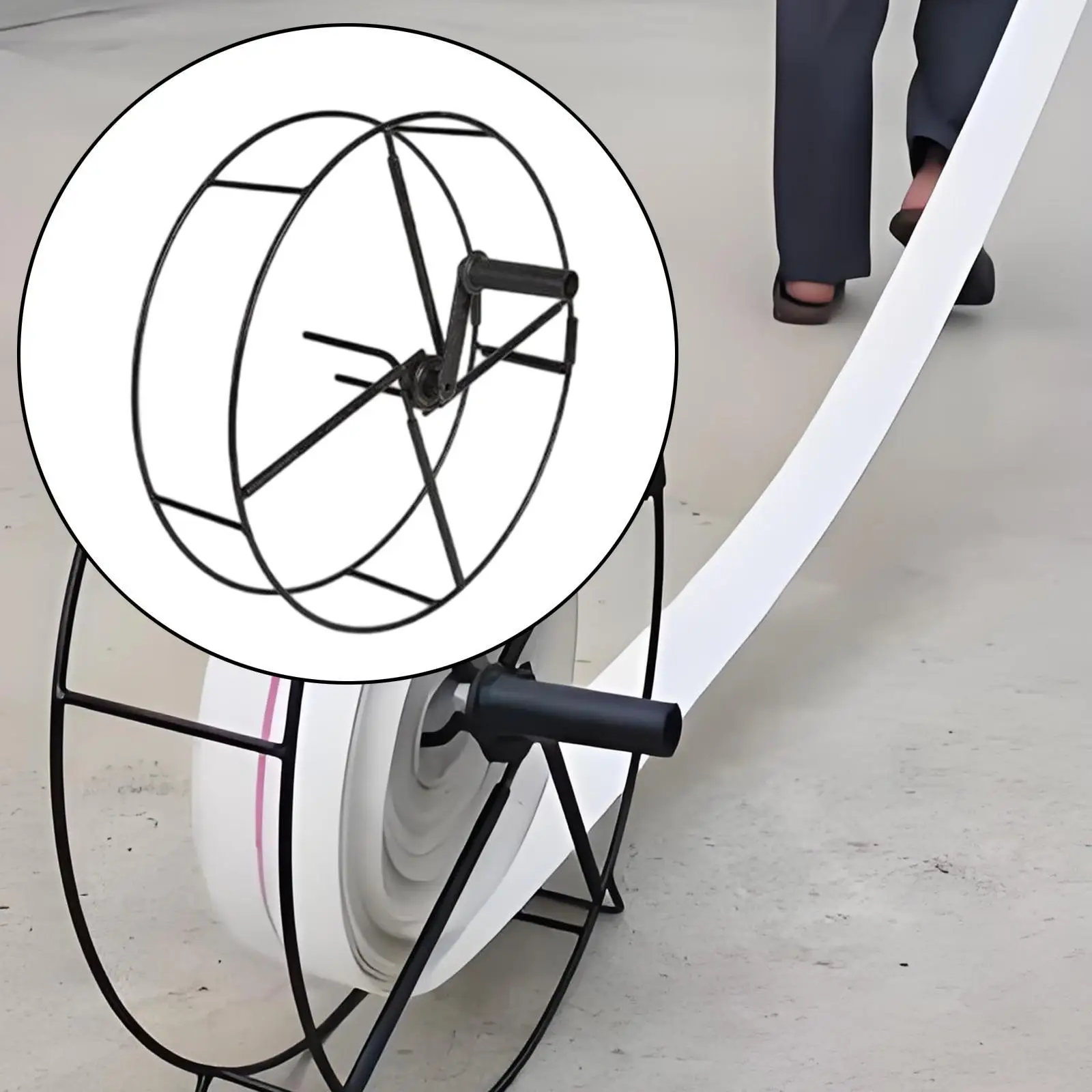 Garden Hose Reel Cart Car Wash Hose Reel Heavy Duty Lightweight Winding Tool for Car Washing Irrigation Watering Cleaning