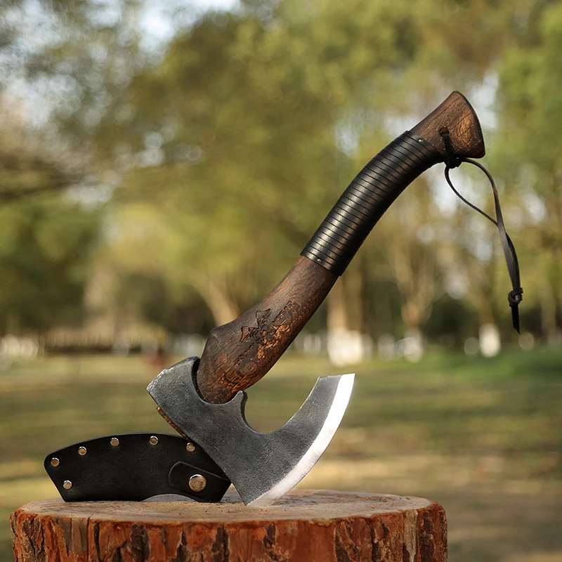 

Outdoor High-quality Tactical Axe Convenient Camping Hiking Portable Chopping Wood Hand Axe Multi-purpose Tool
