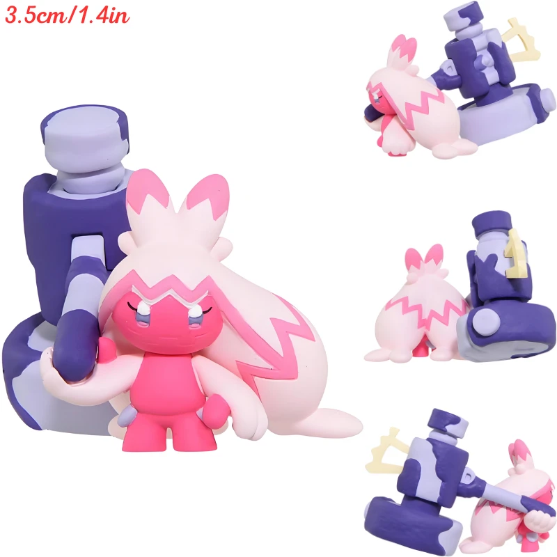 Original TAKARA TOMY Pokemon Figure Toys Mimikyu Maushold Lapras Charizard Umbreon Sylveon Vaporeon Model Dolls Birthday Gifts image 3