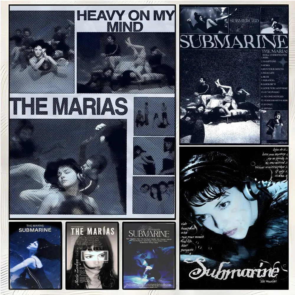 The Marias Album Pop The Marias Submarine Poster Superior Home Space  Indoor Decorative Art & Home Decor