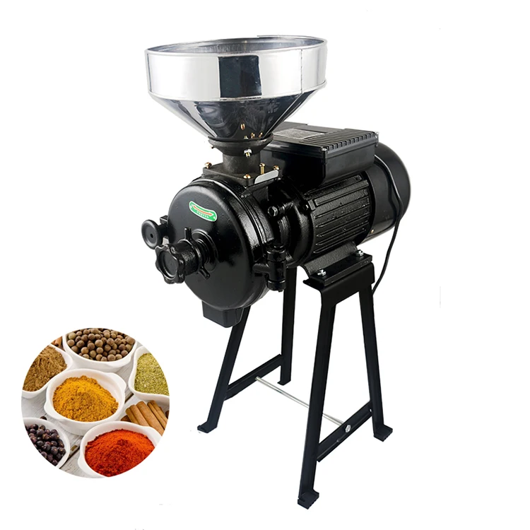 Maquina Para Hacer Harina De Trigo Aata Chakki Atta Chakki Grander máquina trituradora De maíz pequeña De acero inoxidable