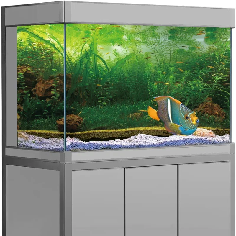 Forest sticker Aquarium Background Poster Decoration Fish Tank Wall Lanscaping Rainforest Terrarium Fish Tank Decorations