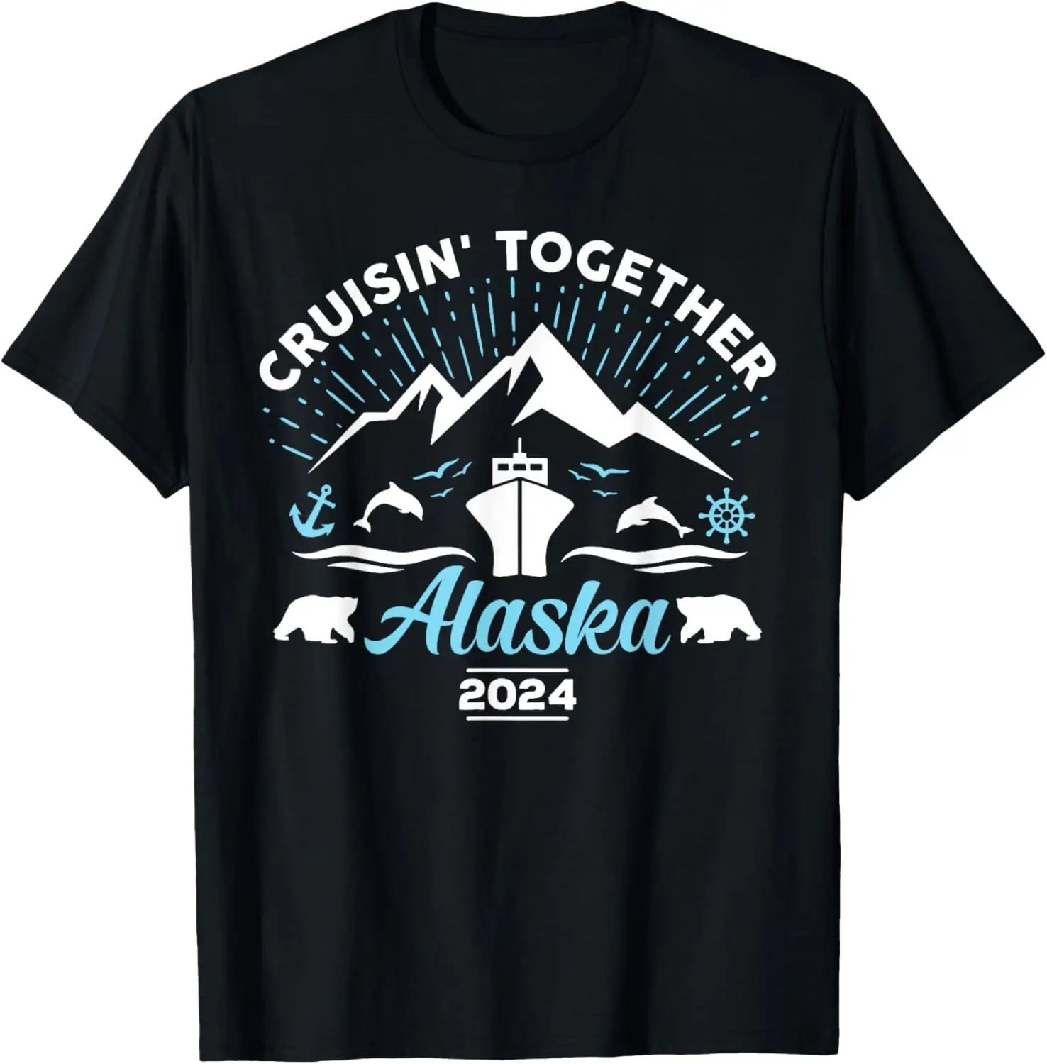 

Alaska Cruise 2024 Family Friends Group Travel Matching T-Shirt