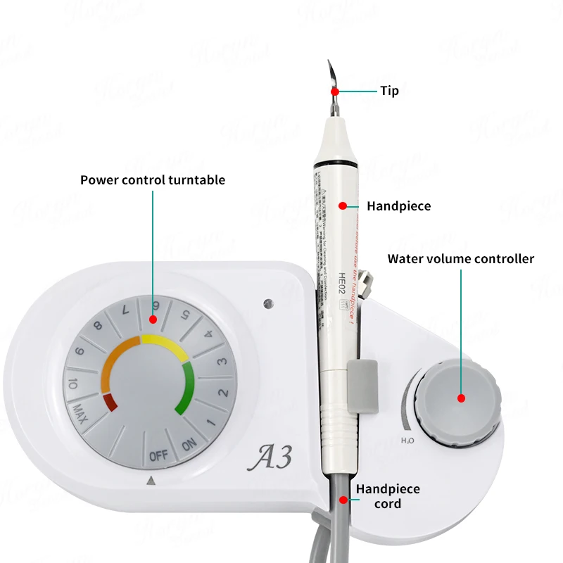 A3 LED Ad Ultrasuoni Scaler Dentale Pulizia Orale Calcolo Dentale Macchie di Fumo Scaler Denti Perio Scaling Con Punta del Manipolo