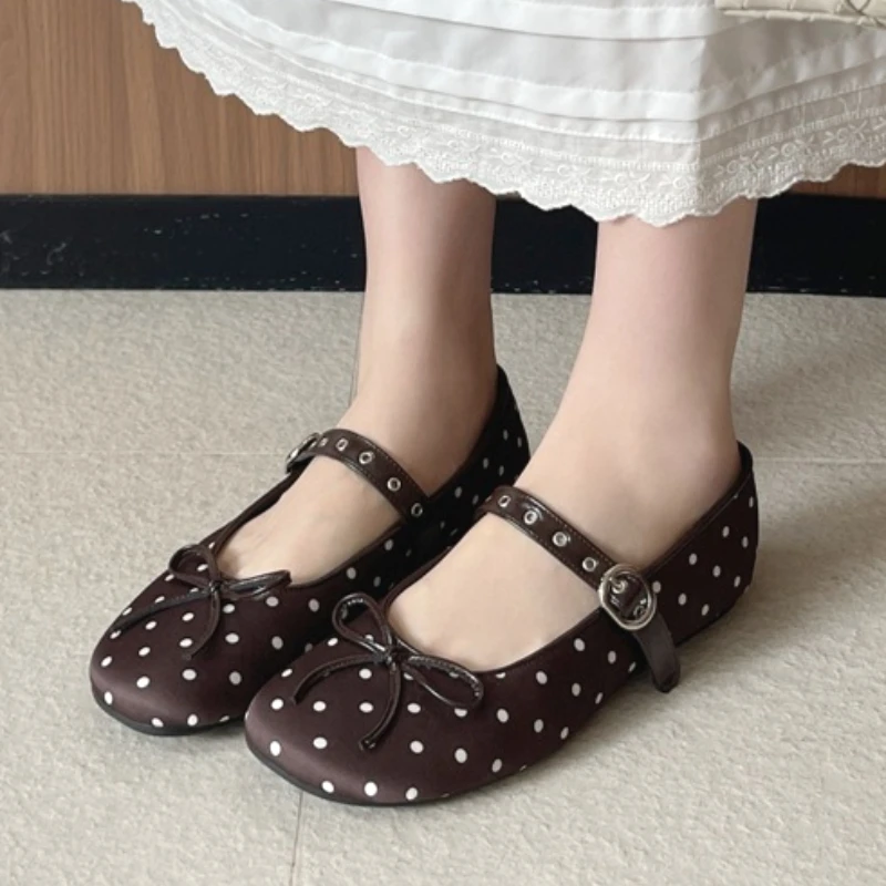 designer-polka-dot-ballet-flats-for-women-sweet-bow-decoration-elegant-mary-jane-shoes-fashion-buckle-shallow-comfort-dress-shoe