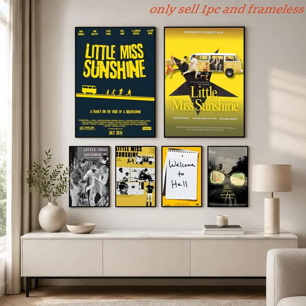 Road Movie L-Little Miss Sunshine Poster Painting Prints Wall Art Picture Film Room Home Bar Cafe Decor Mural