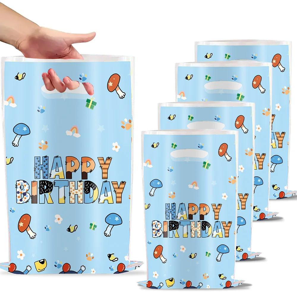 10pcs/lot balloon Themed Girl's Favorite Birthday Party Candy Surprise Disposable Plastic Decorative Gifts Loot Bag