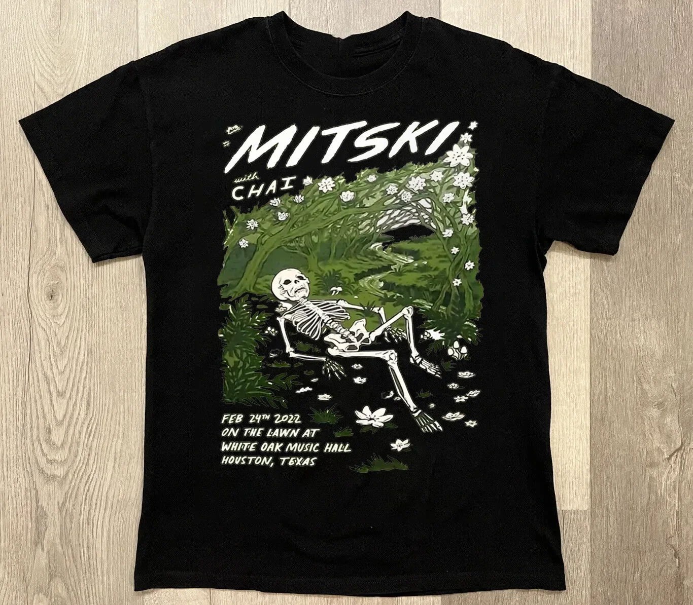 Mitski Shirt Skelleton Mitski with Chai shirt Cotton Shirt