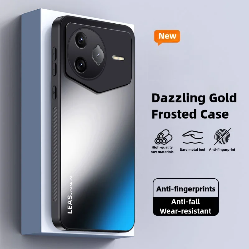 Case for Xiaomi Redmi K80 Pro Champion Luxury Armor Shockproof AG Frosted Back Panel Lens Screen Protection Anti-fall Cover